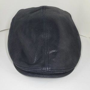 Gottmann of Germany Jackson-L Black Leather Cap NWT